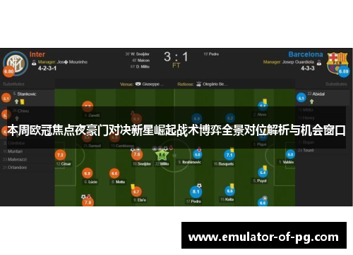 本周欧冠焦点夜豪门对决新星崛起战术博弈全景对位解析与机会窗口 本周欧冠焦点夜豪门对决新星崛起战术博弈全景对位解析与机会窗口